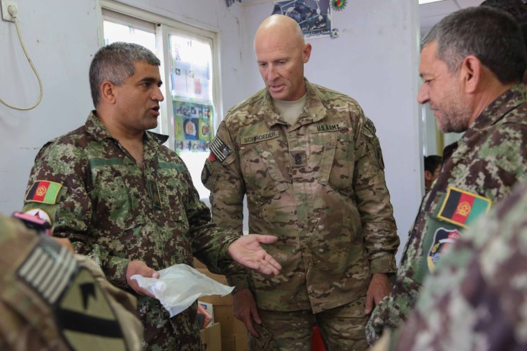 Command Sgt. Maj. Scott Schroeder